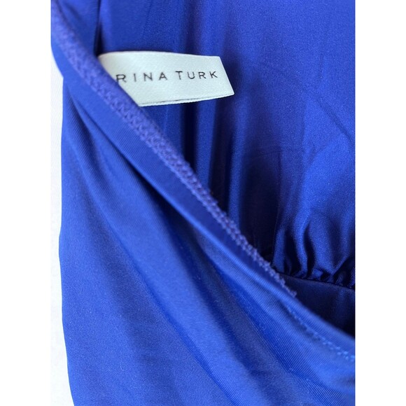 Trina Turk Paradise Bandeau Lace-Up One-Piece Swim Size 8 - Picture 5 of 5